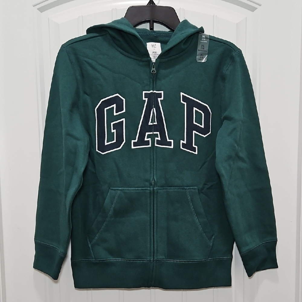 Gap Full Zip Logo Hoodie Sweatshirt